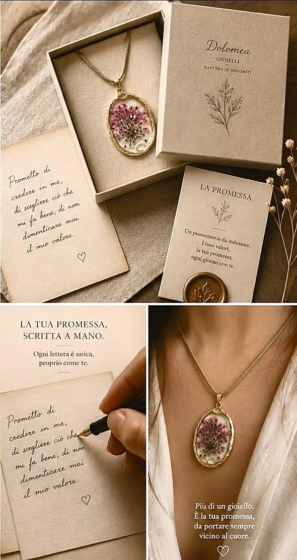 Mano che scrive a penna la propria promessa su un cartoncino